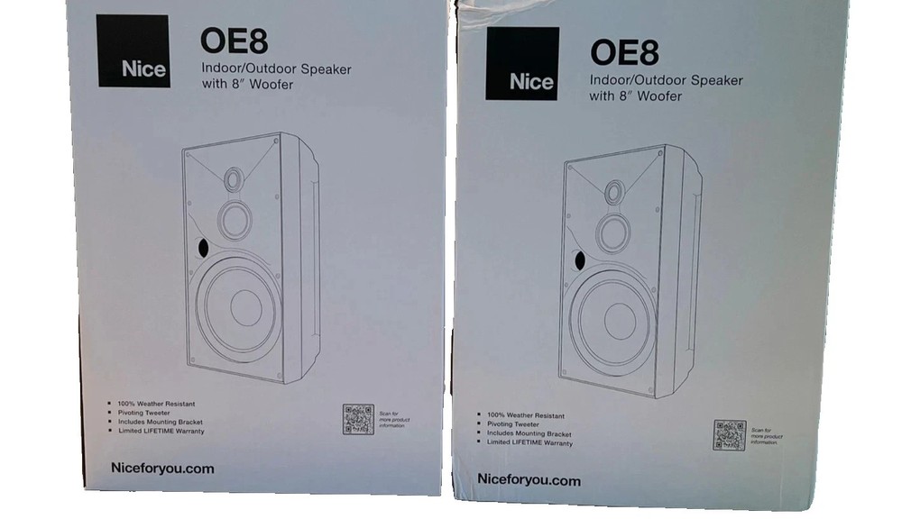 Speakercraft OE8 Three Black – ASM80836 ( One Pair )