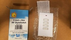 X-10 SS13A 3-Unit +Dimmable RF Remote StyleSwitch SmartHome Home Automation