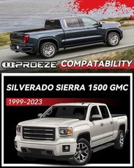 1″ Leveling Lift Block Kit for 1999-2023 Silverado Sierra Front: None, Rear: 1″