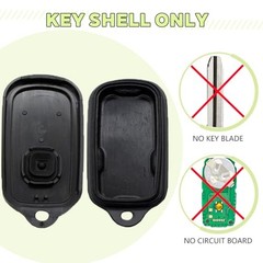 Key Fob Shell Case Replacement for Toyota Celica Echo Highlander Prius Rav4