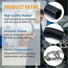 Engine Upper & Lower Radiator Coolant Hose Fit for Cadillac Escalade, for
