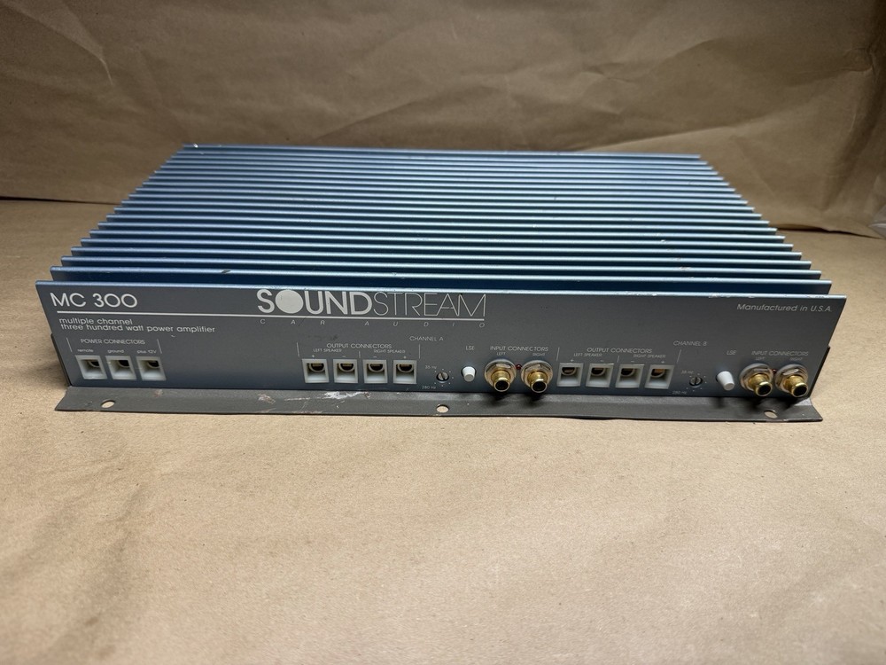 Sound Stream MC 300 Multiple Channel 300W Watt Power Amplifier Soundstream