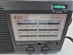 SONY ICF-34 AM/FM/TV/Weather Portable Radio AC or Battery Tested Working VTG
