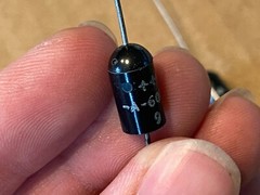 2 NOS Vintage 1970s Western Electric 5 uf 35v Tantalum 601A Capacitors TESTED!
