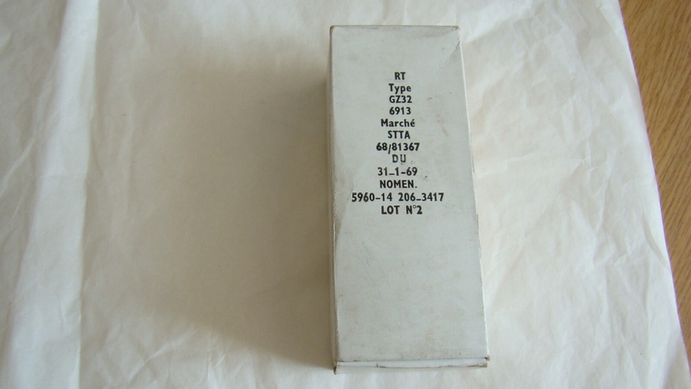RT LA RADIOTECHNIQUE GZ32 NOS TUBE SEVERAL AVAILABLE