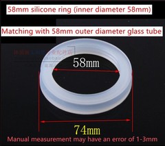 20pcs 58mm silicone gel sealing O ring for solar water heater vacuum tube #DD