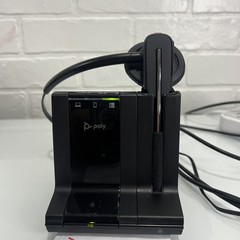 Poly Savi 8240 Office Wireless DECT Headset System w/ Base Tested Working