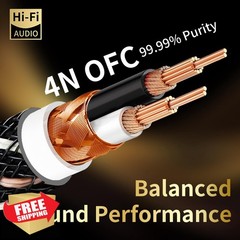 YYTCG Dual RCA to XLR Audio Cable 4.92ft HiFi OFC