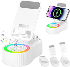 Wireless Bluetooth Speaker with 360° -Cell Phone Stand with Bluetooth Speaker