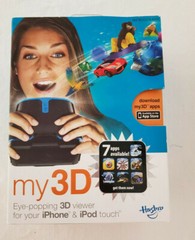 3D Viewer for iPhone and iPod touch Hasbro Black MY3D Eye Popping 3D NIP