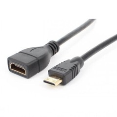 Mini HDMI ( Type C ) Male to HDMI (Type A ) Female Extension Adapter Cable Cord
