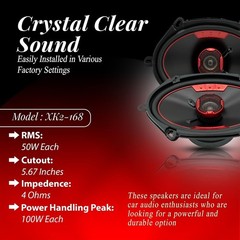 Durable 5×7 6×8 Inch Speakers with Metal Plastic Construction for Longevity