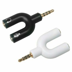 (2-Pack) 3.5mm Stereo Audio Male to 2 Female Headphone Splitter Cable Adapter