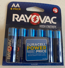 Rayovac High Energy AA Batteries 144-Count (24×6-Pack) Exp 12/2036 Bulk