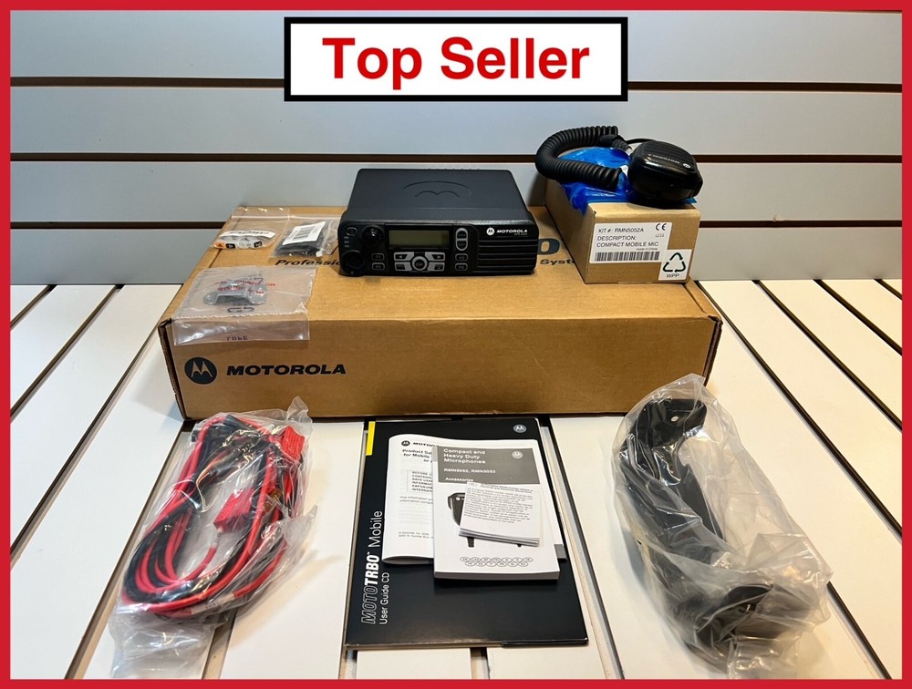Motorola TRBO XPR4550 UHF 450-512 MHz 40W Mobile Radio Connect Plus Complete Kit