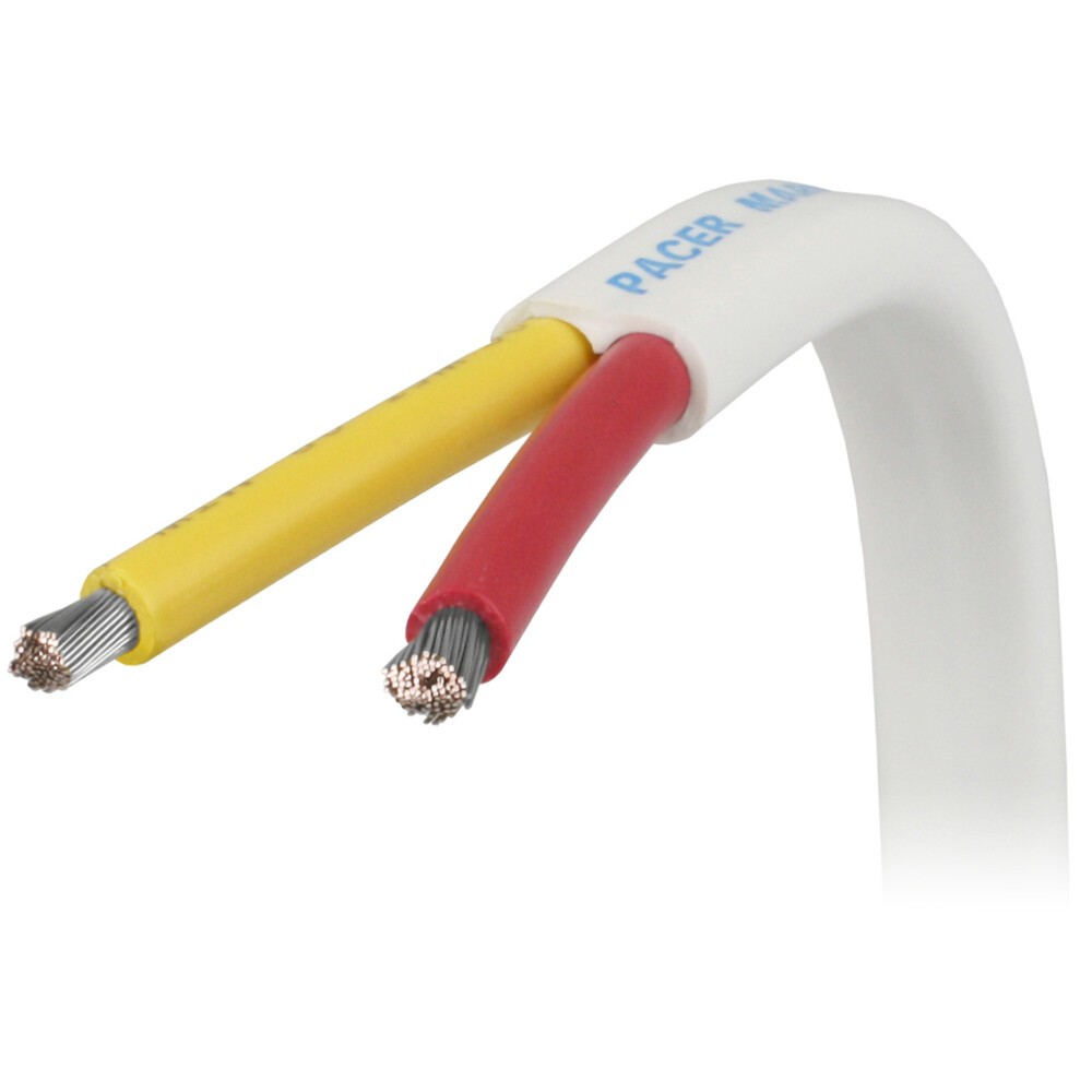 PACER W12/2RYW-100 12/2 AWG SAFETY DUPLEX CABLE – RED/YELLOW – 100′