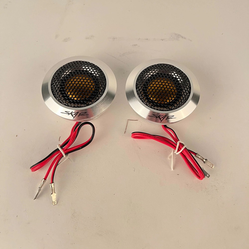 USED SKAR AUDIO SPX-T 1-INCH 320 WATT MAX POWER NEODYMIUM DOME TWEETERS – PAIR