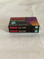 Sony HF60/Maxell XLII90/RCA HI-FI Audio Cassette Tapes Sealed New Lot of 6