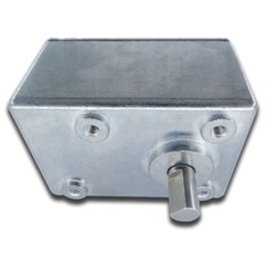 82*58mm All Metal Gear Turbo Worm Gearbox Speed Reducer Motor Speed Reduction