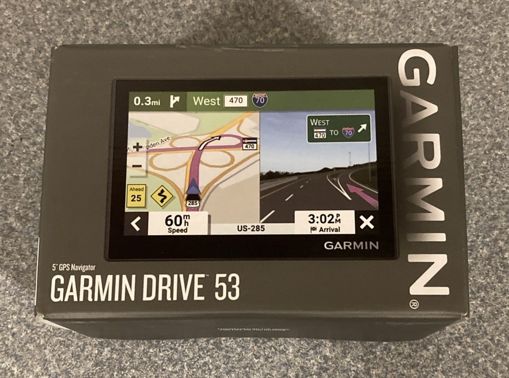 Garmin Drive 53 5″ Automotive GPS with Lifetime North American Maps 010-02858-00