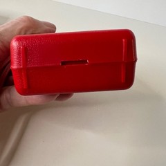 Vintage Solid State Arrow Transistor Radio Red Made in Hong Kong Working