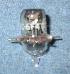 1 NOS RCA JRC 6F4 Acorn Style Vacuum Tube – 1946 Vintage 2-Watt Power Triode