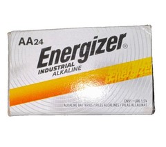 Energizer AA Industrial Alkaline Batteries EN91, LR6, 1.5V, (Pack Of 24 Each)