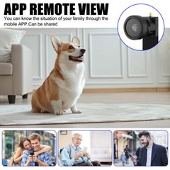 For Home/Office 4K Mini Security Camera Motion Detection DIY Mount WiFi Alerts