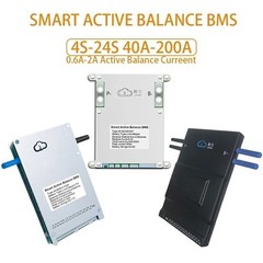 JK 4S-8S 200A Smart BMS Li-ion LiFePo4 Battery 1A Active Balanced BT/RS485 lot