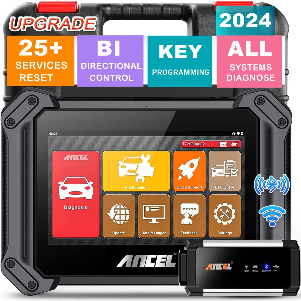Ancel V6 PRO+ Bidirectional Scanner OBD2 All System Diagnostic Tool Key Coding