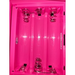 Onn Portable CD Boombox Pink FM Radio Player AASTRA100135463 AC or Battery Power