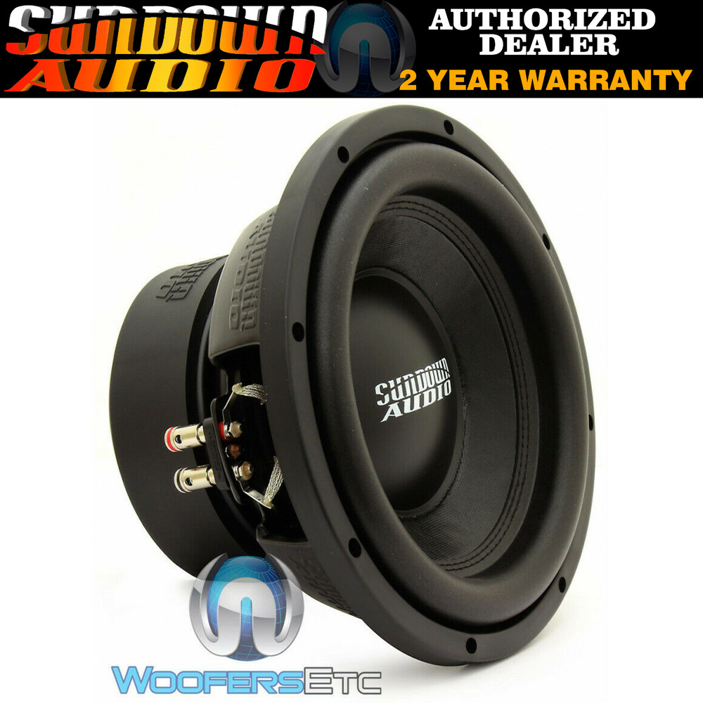 SUNDOWN AUDIO E-10 D4 V3 10″ 500W RMS SUB DUAL 4-OHM SUBWOOFER BASS SPEAKER NEW