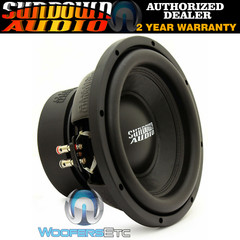 SUNDOWN AUDIO E-10 D4 V3 10″ 500W RMS SUB DUAL 4-OHM SUBWOOFER BASS SPEAKER NEW