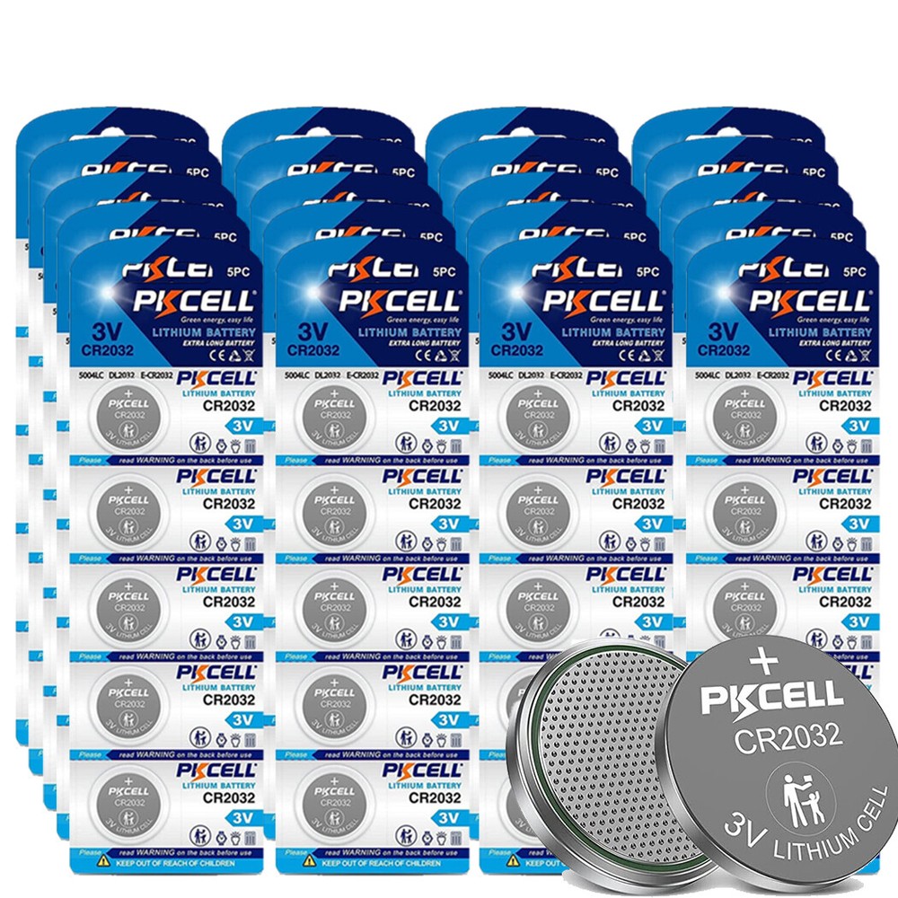100x BATTERIES 3V CR2032 CR 2032 Battery BR2032 DL2032 Remote Button Cell Watch