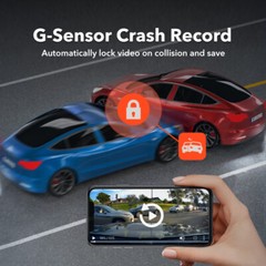 REDTIGER 4K Dual Dash Camera Front and Rear Dash Cam WIFI&GPS With 32GB SD Card