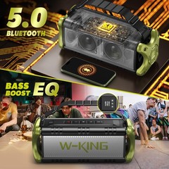 Portable 90W Outdoor Bluetooth Speaker – 40 Hours of Powerful Bass & Party Ready