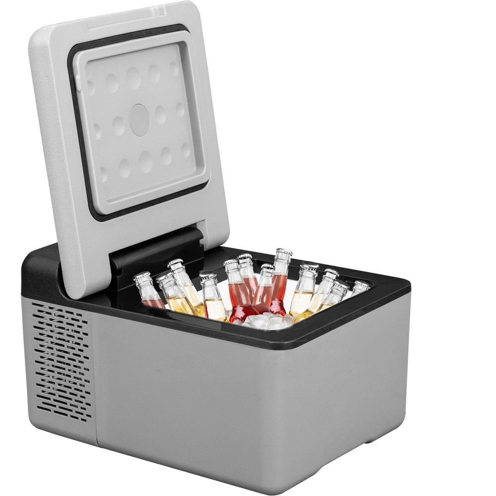 VEVOR 12 Volt Car Refrigerator Portable Freezer 10Qt Camping Compressor Cooler