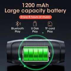 Bluetooth Wireless Portable Speaker Waterproof Stereo USB Bass TF FM Radio LOUD