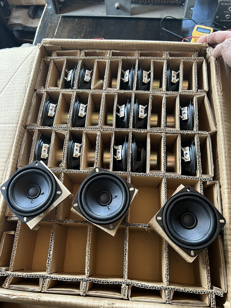 Pair Aurasound 3” Driver AS3-75-16FR 16ohm Line Array Horn Speaker DIY Econowave