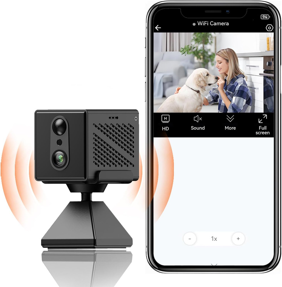 2026 5G Mini HD Security Camera – 100 Days Battery, Night Vision, Motion Detecti