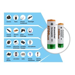 Kastar Lot AA AAA NI-MH 1.2V Rechargeable Batteries 2700mAh 1000mAh 700mAh