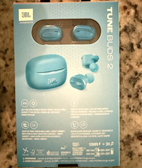 JBL Tune Buds 2 Bluetooth In-Ear Earbuds w/ Adaptive ANC, Spatial Sound, Blue