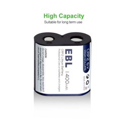 Lot EBL CR-P2PA/1B CRP2 DL223A EL223A K223LA 6V Photo Power Lithium Batteries