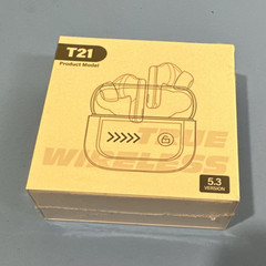 T21 Wireless In-Ear Earbuds Black Bluetooth 5.3 Active Noise Cancellation