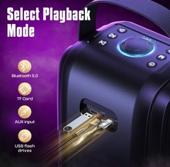 W-KING T9-2 Party Loudest Portable Bluetooth Speaker Wireless Boom Box 180W Max