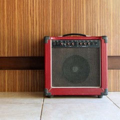 Red Speaker Mesh Grill Stereo Fabric Dustproof 50cm x 140cm 20″ x 55″
