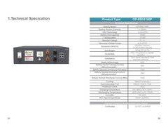 Global Power 51.2V LiFePO4 100Ah Battery 5.1kWh Rack Mount Solar UL Approved
