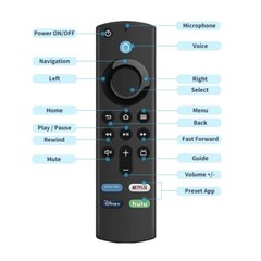 2pc L5B83G Replacement Voice Remote Control for Amazon Fire TV stick 3rd/2nd Gen