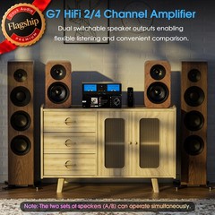 HIFI 2/4-Channel Digital Power Amplifier Speaker Selector for Eversolo DMP-A6