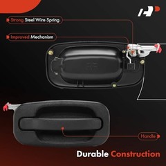 – Passenger Side Exterior Door Handle – Compatible Rear Right Textured Black